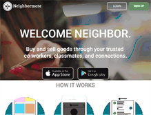 Tablet Screenshot of neighbormate.com